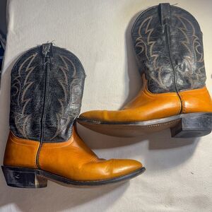 Vintage Laredo Two-Tone Cowboy Boots Sz 10.5 D
